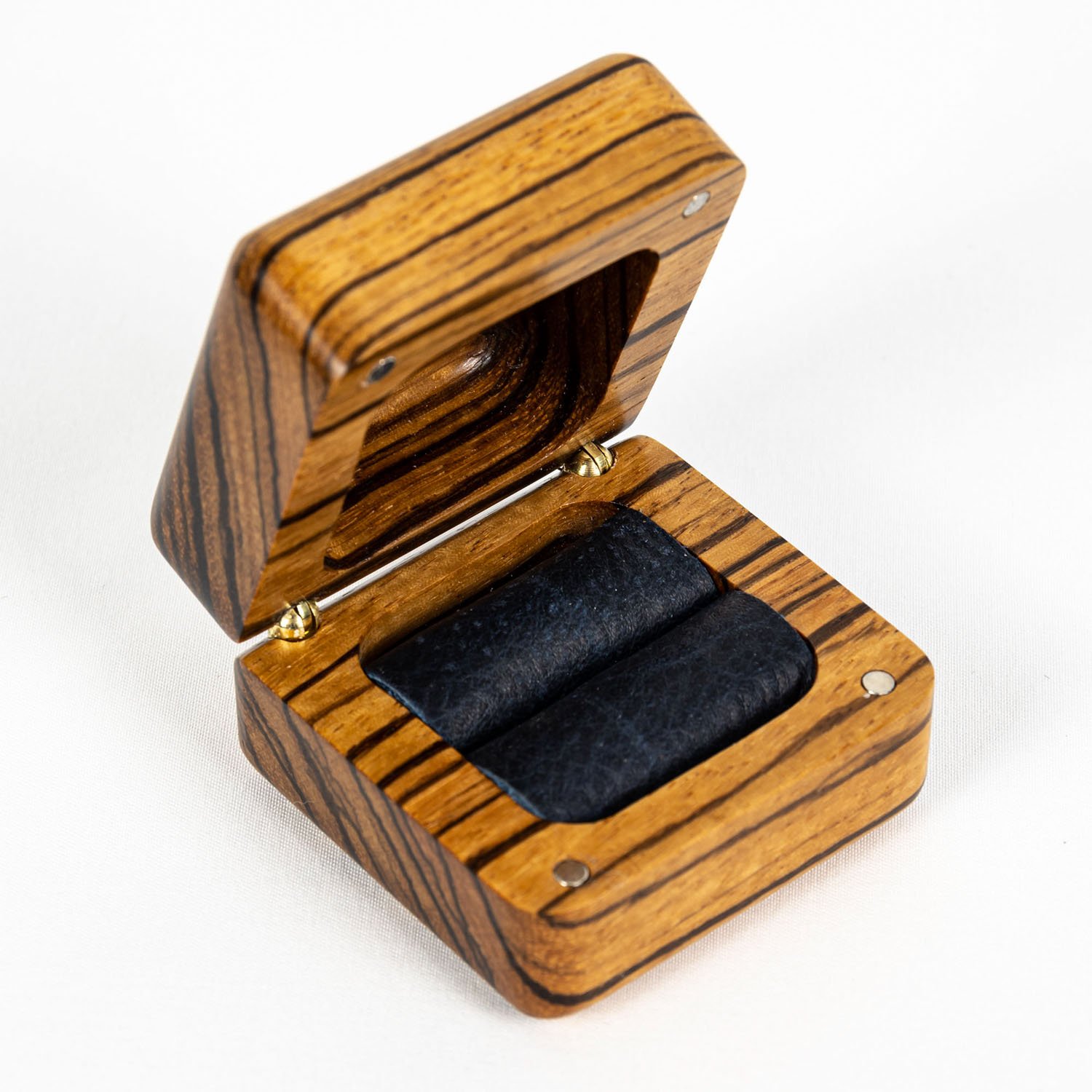 Zebrawood Ring Box | Handcrafted in Nova Scotia, Canada — T